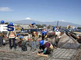 Construcción viaducto Santa Anna Chiautempan - ES imagen agencia de fotografía