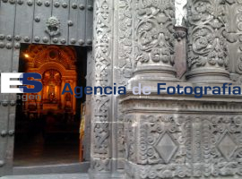 Iglesia de San Cristobal centro histórico Puebla - ES imagen agencia de fotografía