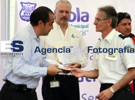 Entregan reconocimientos por simulacro - ES imagen agencia de fotografía