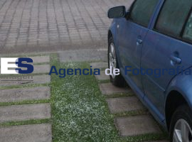 Cae granizo al sur de la ciudad de Puebla 30-09-2012 - ES imagen agencia de fotografía