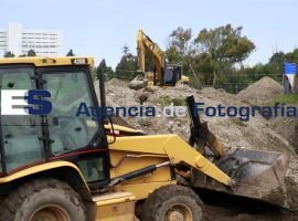 Obras contra inundaciones - ES imagen agencia de fotografía