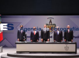 Tercer informe Enrique Agüera rector de la BUAP - ES imagen agencia de fotografía
