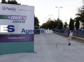Avanzan obras de concreto hidráulico - ES imagen agencia de fotografía