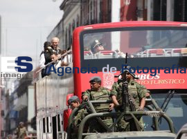 Altos mandos militares visitan la ciudad de Puebla - ES imagen agencia de fotografía