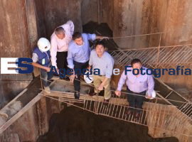Antonio Gali y Eduardo Rivera supervisaron el colector pluvial - ES imagen agencia de fotografía