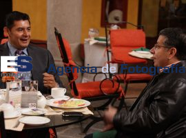 Reunión Enrique Dóger y Alejandro Armenta - ES imagen agencia de fotografía