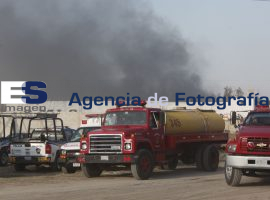 Incendio Gasera Neo Mexicana San Miguel Xoxtla - ES imagen agencia de fotografía