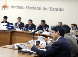 José Juan Espinosa en la 1ra sesión ordinaria del IEE - ES imagen agencia de fotografía