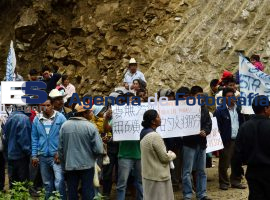 Manifestación contra mina - ES imagen agencia de fotografía