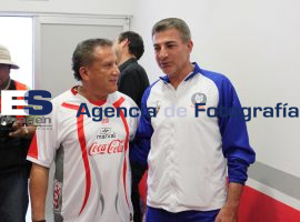 Enrique Agüera y Antonio Gali Fayad en partido de Lobos - ES imagen agencia de fotografía