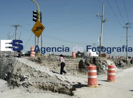 Suspenden obras de metrobus en Tlaxcalancingo - ES imagen agencia de fotografía