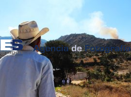 Insendio en comunidad de Huiscolotla - ES imagen agencia de fotografía
