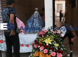 Grupo de católicos se preparan para festejo de la virgen de Juqu - ES imagen agencia de fotografía