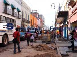 Obras de remodelaión en la 10pte y 5 de mayo - ES imagen agencia de fotografía