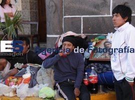 Peregrinos guadalupanos a su paso por los volcanes - ES imagen agencia de fotografía