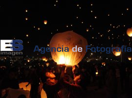 Elevan globos de Cantoya en Los Fuertes 2012  - ES imagen agencia de fotografía