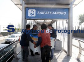 Paradero San Alejandro de RUTA en construcción - ES imagen agencia de fotografía