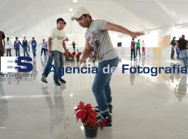 Pista de hielo en el parque metropolitano - ES imagen agencia de fotografía