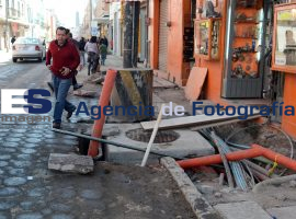 Obras en la zona norte del centro de la ciudad - ES imagen agencia de fotografía