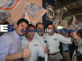 Dirigentes del PAN en apoyo al candidato Antonio Gali - ES imagen agencia de fotografía