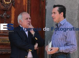 Pablo Fernández Y Fernando Moreno Peña en PRI estatal - ES imagen agencia de fotografía