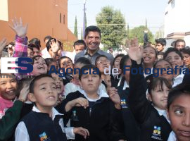 Inauguración de espacio deportivo en colonia México 68  - ES imagen agencia de fotografía