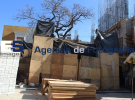 Siguen paradas obras del Teleférico en Barrio del Artista - ES imagen agencia de fotografía
