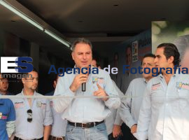 Pablo Rodríguez Regordosa inaugura casa de campaña - ES imagen agencia de fotografía
