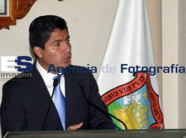 Rivera Pérez en rueda de prensa  - ES imagen agencia de fotografía