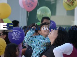 Elevación de globos en CCU - ES imagen agencia de fotografía