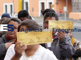 Manifestación comerciantes tianguis de San Martín Texmelucan - ES imagen agencia de fotografía