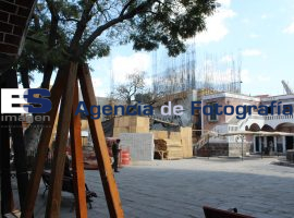 Siguen paradas obras del Teleférico en Barrio del Artista - ES imagen agencia de fotografía