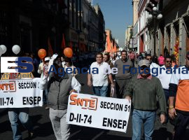 SNTE repudia reforma laboral.  - ES imagen agencia de fotografía