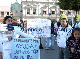 Manifestacion de locatarios de la Piedad  - ES imagen agencia de fotografía