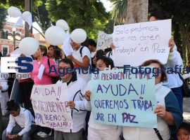 Manifestación de comerciantes La Piedad - ES imagen agencia de fotografía