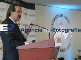 Juan Molinar Horcasitas conferencia Anáhuac - ES imagen agencia de fotografía