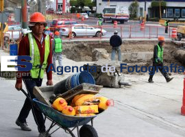 Obras Boulevard Capitan Carlos Camacho  y Heroes  del 5 de Mayo - ES imagen agencia de fotografía