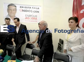 Dirigentes coalición 5 de Mayo conferencia - ES imagen agencia de fotografía