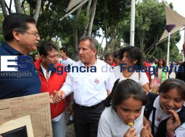 Enrique Agüera recorre Blvd 5 de Mayo - ES imagen agencia de fotografía