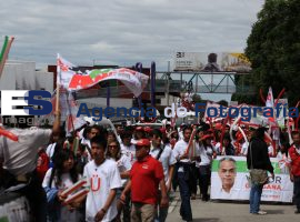 Manifestación simpatizantes Enrique Agüera - ES imagen agencia de fotografía