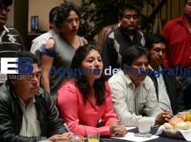 Caravana por la Dignidad en rueda de prensa  - ES imagen agencia de fotografía