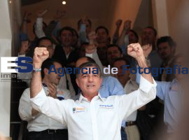 Puebla Unida anuncia resultados a favor en la elección - ES imagen agencia de fotografía