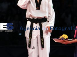 Uriel Adriano Mexicano medallista de Oro -74kg WTF - ES imagen agencia de fotografía