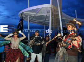 Inauguración Estrella de Puebla y Parque Lineal gente - ES imagen agencia de fotografía