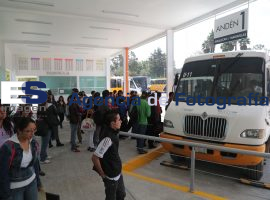 Nueva terminal de autobuses del DTU de la BUAP. - ES imagen agencia de fotografía