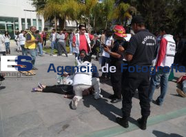 Simulacro en Ciudad Universitaria 2013 - ES imagen agencia de fotografía
