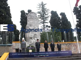 Centro escolar  celebra CVXVI aniversario de la gesta heroica del castillo de chapultepec - ES imagen agencia de fotografía