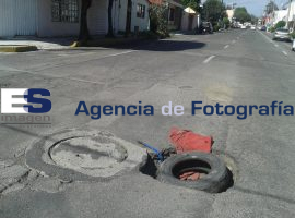 Sin atención cientos de baches en la ciudad de Puebla - ES imagen agencia de fotografía