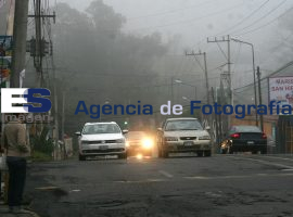 neblina en la ciudad de Puebla  - ES imagen agencia de fotografía