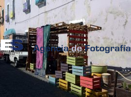 Parklets en el primer cuadro de Puebla  - ES imagen agencia de fotografía